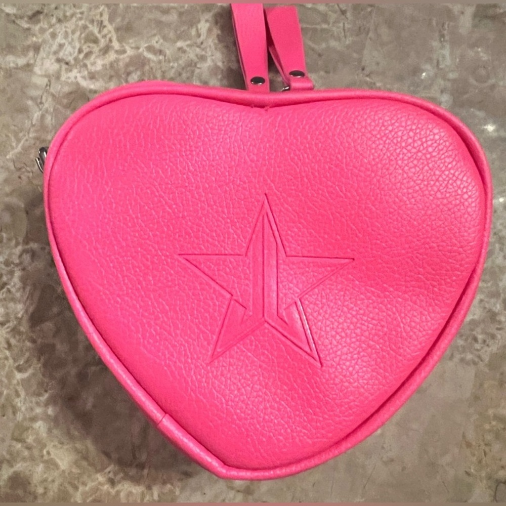 Jeffree Star Pink Heart Bag w/straps